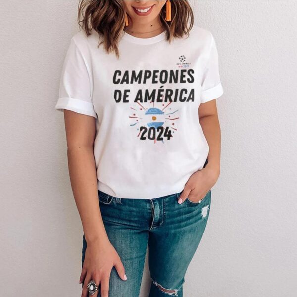 Argentina Champions Shirt 2024 Campeones De America T Shirt Copa America Championship Shirt Copa America USA 2024