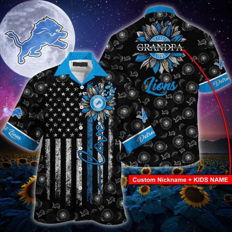 [Available] Detroit Lions NFL Hawaiian Shirt