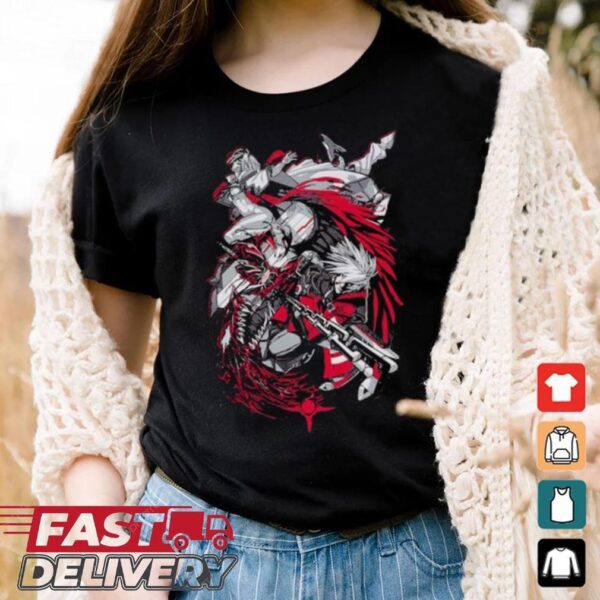 Blazblue Ragna Ragna And Nu 13 Grim Reaper T shirt