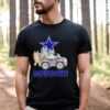 Bluey Bingo and Muffin in the car Dallas Cowboys NFL 2024 shirt