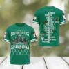 Boston Celtics 2024 Eastern Conference Champions 3D T Shirt