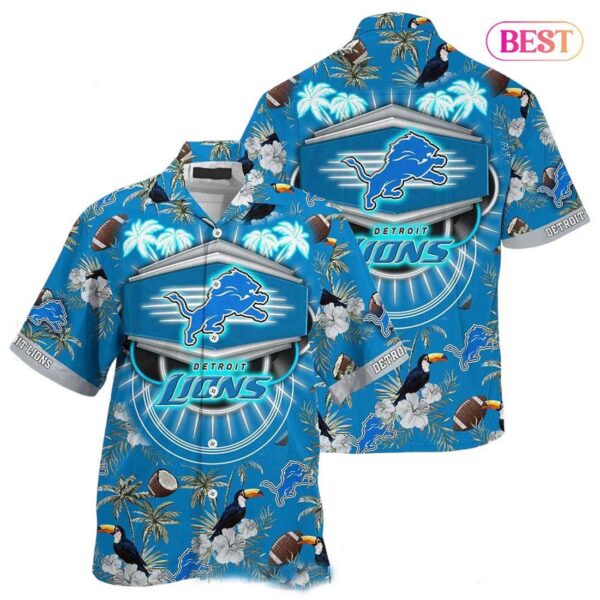 Detroit Lions NFL Hawaiian Shirt This Summer For Your Loved Ones