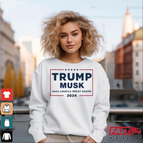 Dogedesigner Trump Musk Make America Great Again 2024 Shirt