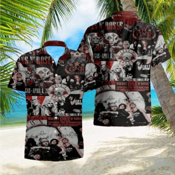 Guns N Roses Member Of Band 2024 Summer Trend Fan Gifts Hawaiian Shirt