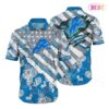 HOT TREND Detroit Lions NFL Hawaiian Shirt Floral Print American Flag Beach Shirt Short Style Summer