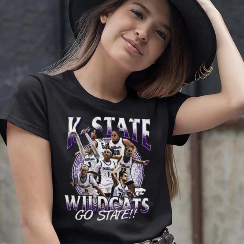 Kansas State NCAA Women’s Basketball 2023 – 2024 Post Season T Shirt