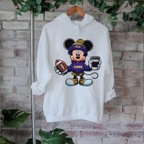 Mickey Mouse Baltimore Ravens Coffee Cup 2024 Shirt