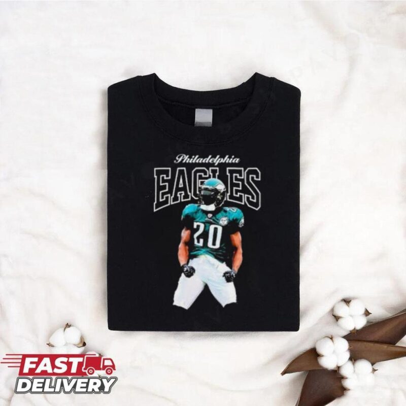 Mitchell & Ness Brian Dawkins Black Philadelphia Eagles Sideline Retired Player shirt