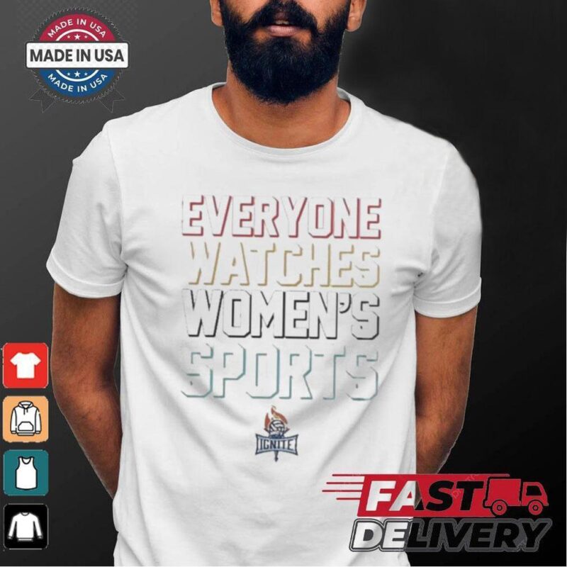 Official Everyone Watches Women’s Sports Indy Ignite Volleyball EST 2024 Shirt