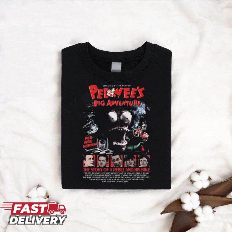 Official Graveyard Goods Pee Wee’s Big Adventure (Synopsis Edition) 72 Hour Release Shirt