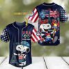 Team USA Snoopy Olympic Paris 2024 Custom Baseball Jersey