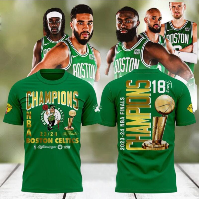 The Final 2023 2024 NBA Champions Boston Celtics Different Here 3D T Shirt – Green