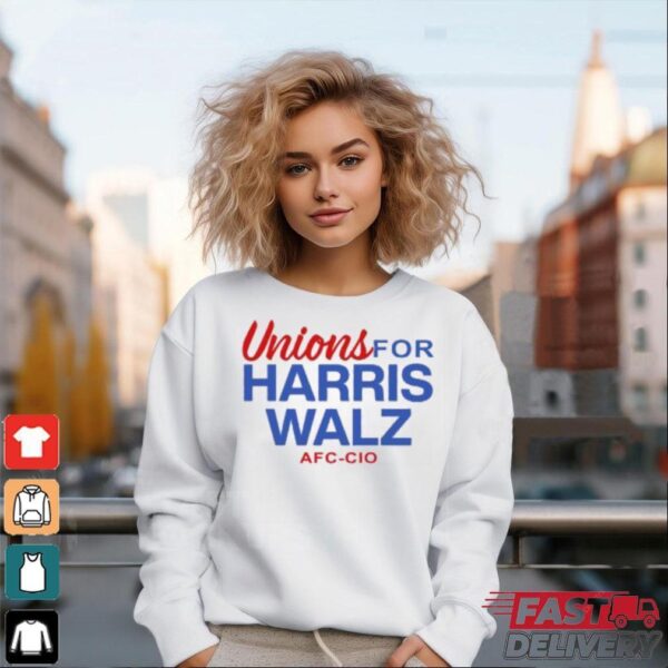 Unions For Harris Walz Afl Cio Shirt