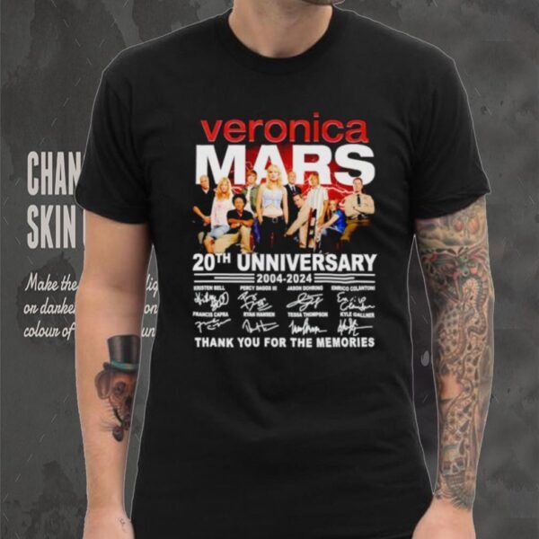 Veronica Mars 20th anniversary 2004 2024 thank you for the memories shirt