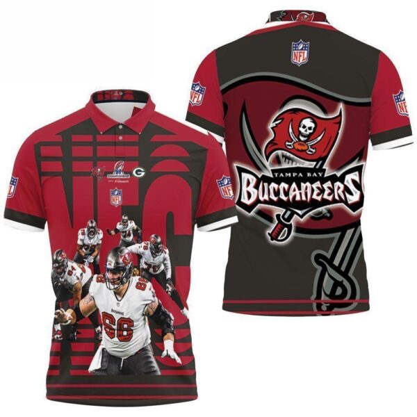 American Tampa Bay Buccaneers Nfc South Champions Division Super Bowl 3d Polo Shirt