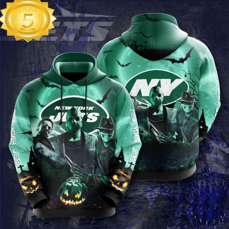 Halloween 2024 New York Jets 3D Hoodie