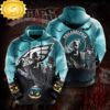 Halloween 2024 Philadelphia Eagles 3D Hoodie