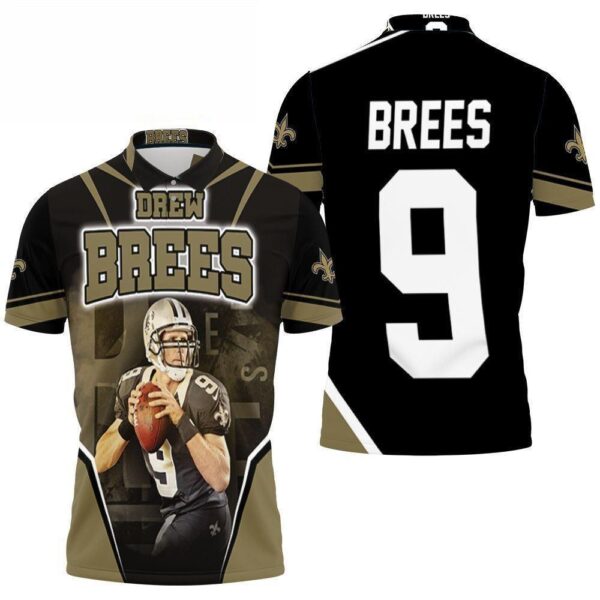 New Orleans Saints Drew Brees Polo Shirt