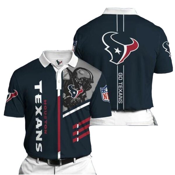 Nfl Houston Texans Sports American Football Polo Shirt