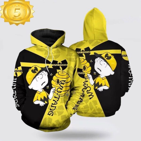 The Peanuts Wu Tang Charlie Brown All Over Print Hoodie Shirt