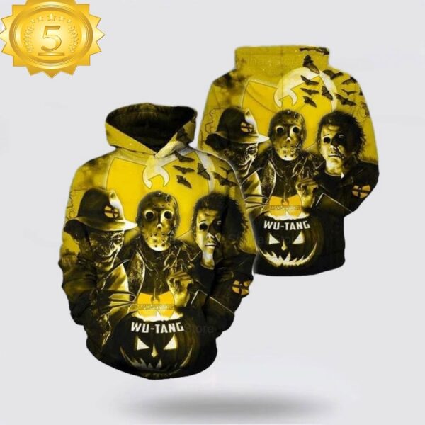 Wu Tang Clan Hip Hop Halloween Movie Horror All Over Print Hoodie