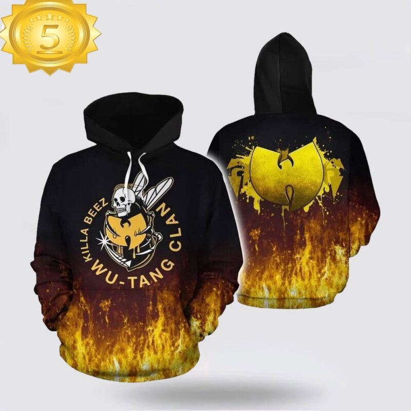 Wu-Tang Clan Killa Beez All Over Print Hoodie Shirt