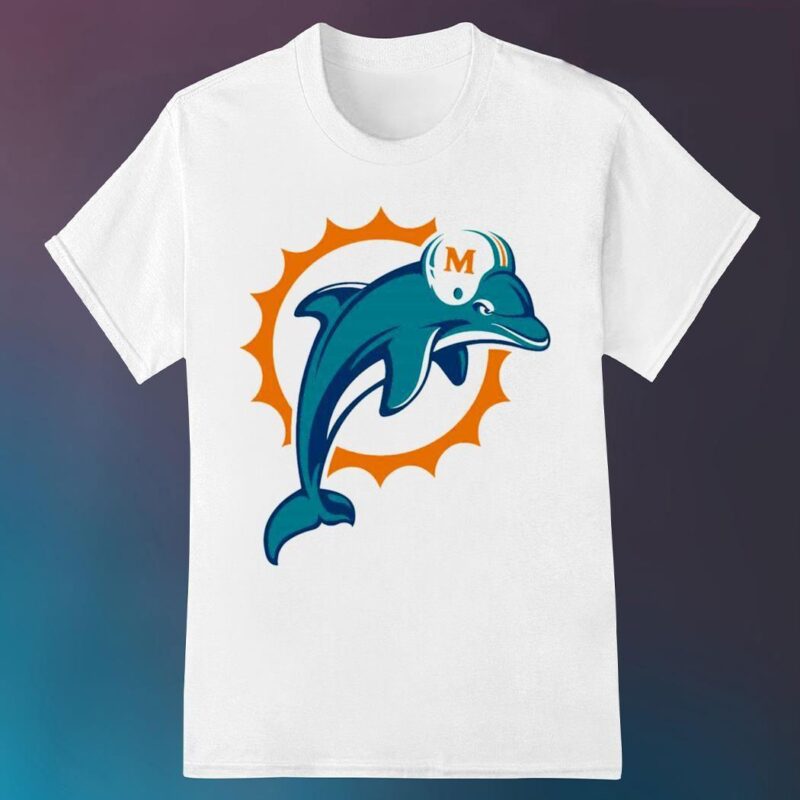 Go Fins Miami Dolphins logo shirt