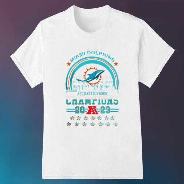 Miami Dolphins AFC Champions 2023 shirt