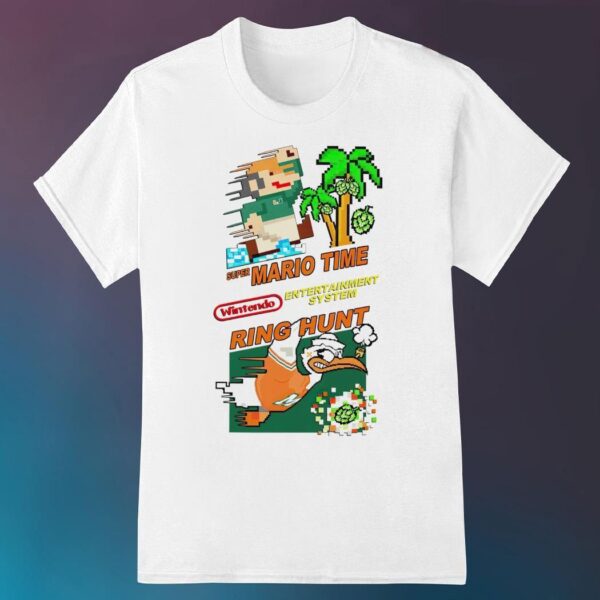 Miami Dolphins Super Mario time ring hunt shirt