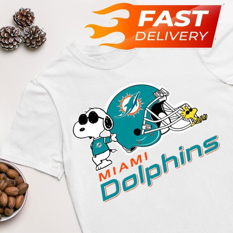 Miami Dolphinsj Snoopy And Woodstock shirt,sweater